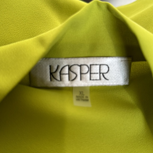 Kasper Women’s Tie Front Blouse - Picture 6 of 7